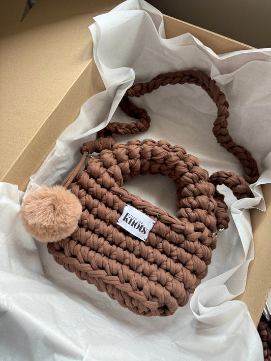 the bubble bag - brown