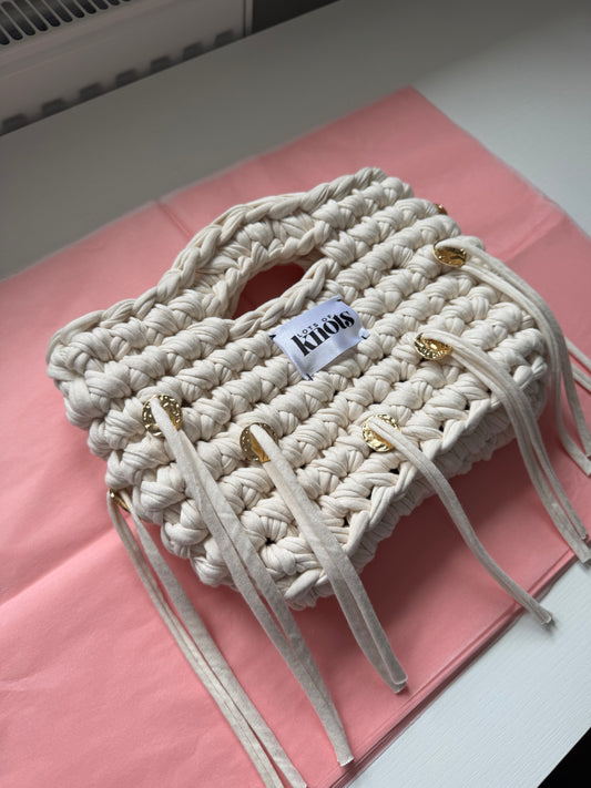 square bag - beige (custom)