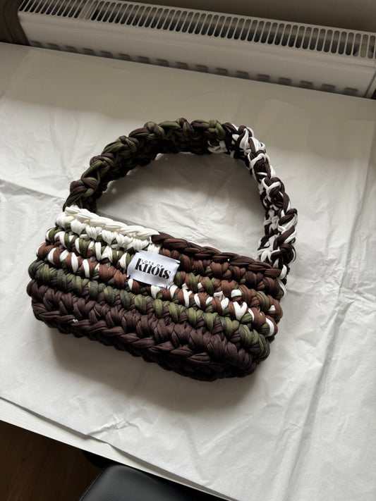 shoulder bag - earth tones (custom)